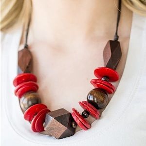 ❤️‍🔥5/$25❤️‍🔥 Pacific Paradise Red Necklace